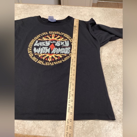 Lennon & McCartney tshirt long sleeve Lucy in the sky with Diamonds shirt Size L - Picture 4 of 6